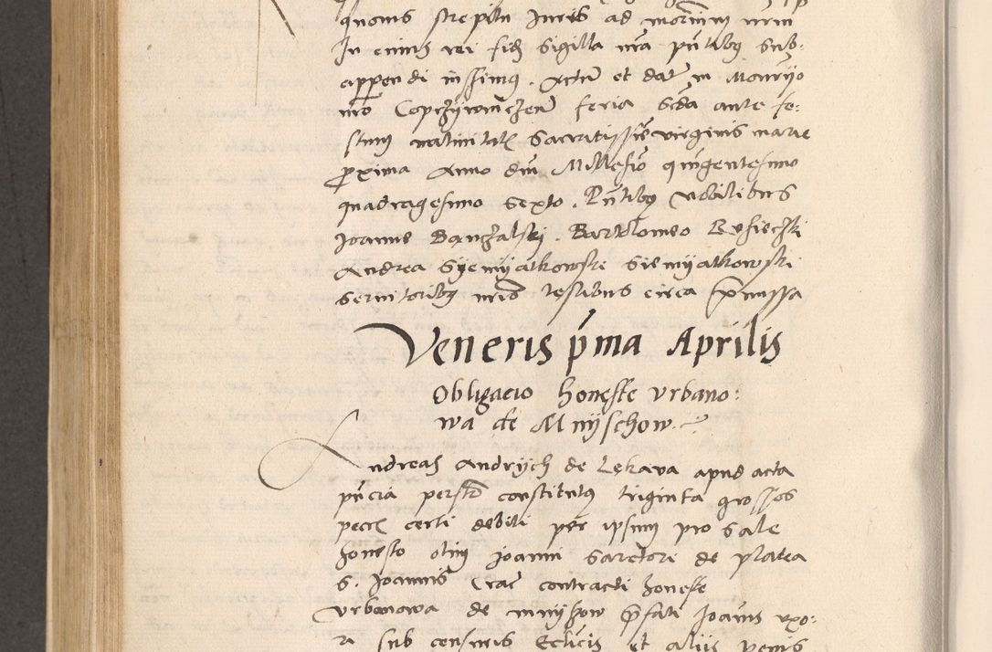 Zdjęcie nr 580 dla obiektu archiwalnego: Acta actorum, sententiarum diffinitivarum coram reverendo domino Petro Miscowski canonico et in spiritualibus vicario generali Cracoviensi ad annum Domini Mᵐᵘᵐ DXLVIᵗᵘᵐ, cuius indictio est quarta, pontificatus sanctissimi in Christo patris et domini nostri domini Pauli divina providencia pape tercii, a die tercia mensis Novembris, annus duodecimus (sic!) feliciter continuantur