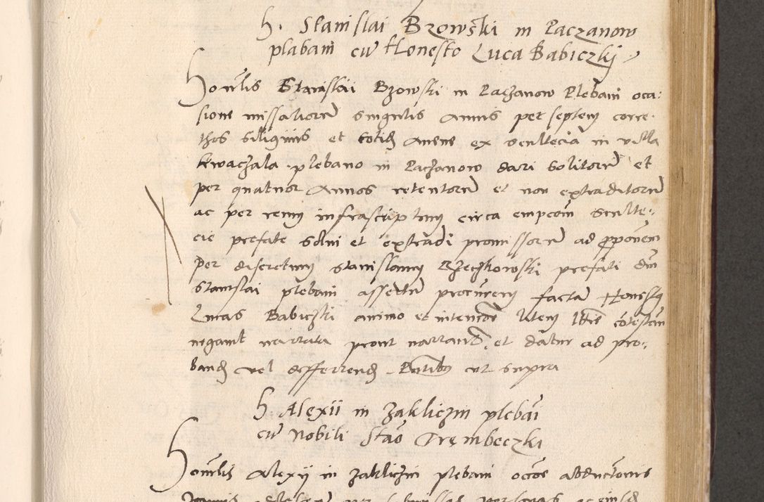 Zdjęcie nr 573 dla obiektu archiwalnego: Acta actorum, sententiarum diffinitivarum coram reverendo domino Petro Miscowski canonico et in spiritualibus vicario generali Cracoviensi ad annum Domini Mᵐᵘᵐ DXLVIᵗᵘᵐ, cuius indictio est quarta, pontificatus sanctissimi in Christo patris et domini nostri domini Pauli divina providencia pape tercii, a die tercia mensis Novembris, annus duodecimus (sic!) feliciter continuantur