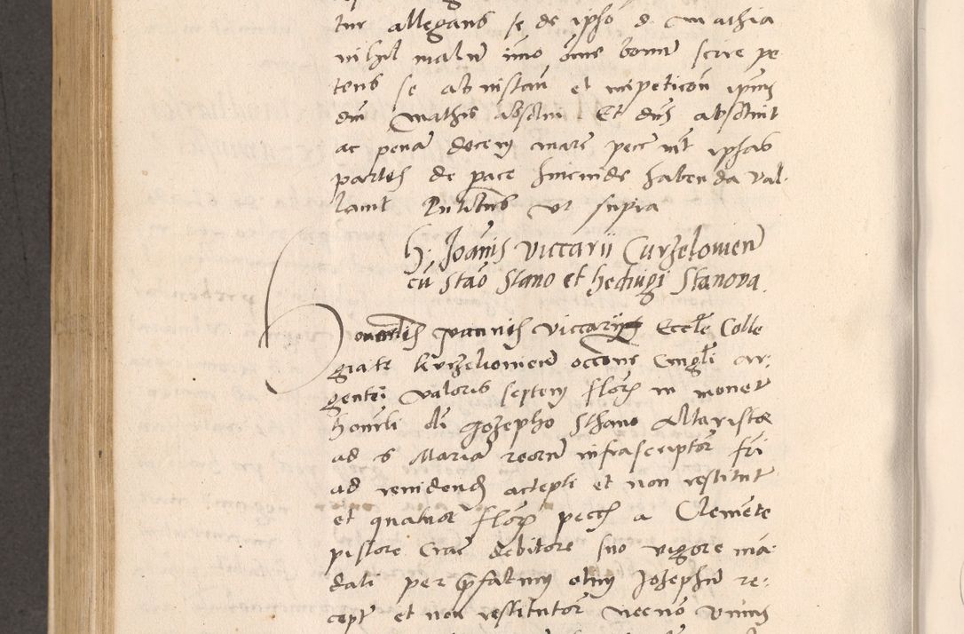Zdjęcie nr 566 dla obiektu archiwalnego: Acta actorum, sententiarum diffinitivarum coram reverendo domino Petro Miscowski canonico et in spiritualibus vicario generali Cracoviensi ad annum Domini Mᵐᵘᵐ DXLVIᵗᵘᵐ, cuius indictio est quarta, pontificatus sanctissimi in Christo patris et domini nostri domini Pauli divina providencia pape tercii, a die tercia mensis Novembris, annus duodecimus (sic!) feliciter continuantur