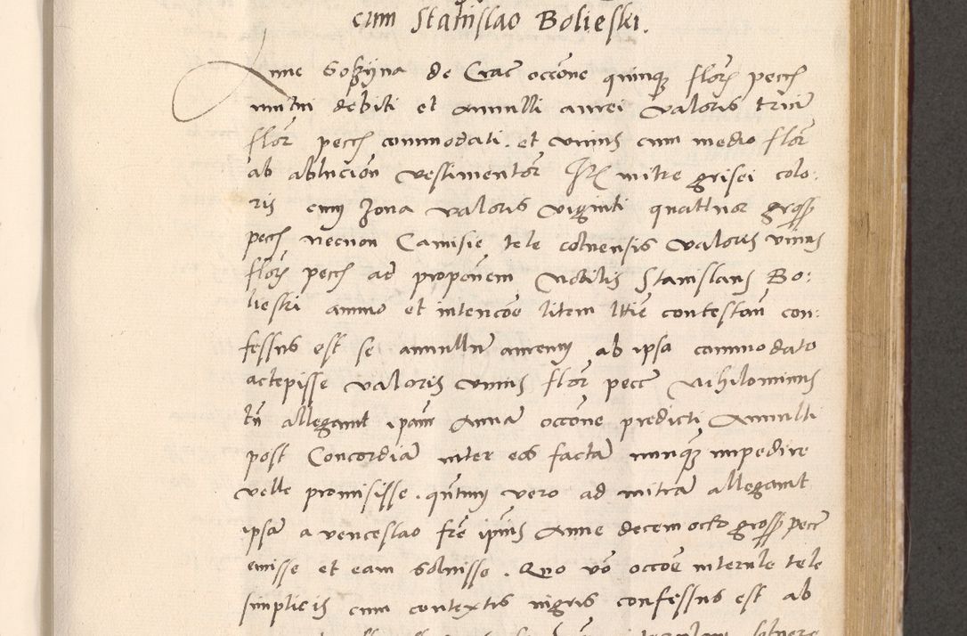 Zdjęcie nr 563 dla obiektu archiwalnego: Acta actorum, sententiarum diffinitivarum coram reverendo domino Petro Miscowski canonico et in spiritualibus vicario generali Cracoviensi ad annum Domini Mᵐᵘᵐ DXLVIᵗᵘᵐ, cuius indictio est quarta, pontificatus sanctissimi in Christo patris et domini nostri domini Pauli divina providencia pape tercii, a die tercia mensis Novembris, annus duodecimus (sic!) feliciter continuantur