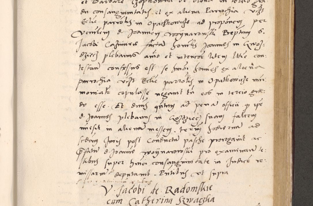 Zdjęcie nr 561 dla obiektu archiwalnego: Acta actorum, sententiarum diffinitivarum coram reverendo domino Petro Miscowski canonico et in spiritualibus vicario generali Cracoviensi ad annum Domini Mᵐᵘᵐ DXLVIᵗᵘᵐ, cuius indictio est quarta, pontificatus sanctissimi in Christo patris et domini nostri domini Pauli divina providencia pape tercii, a die tercia mensis Novembris, annus duodecimus (sic!) feliciter continuantur