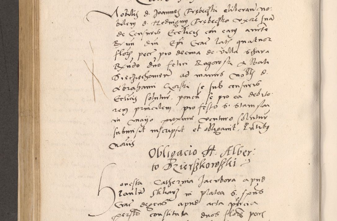Zdjęcie nr 558 dla obiektu archiwalnego: Acta actorum, sententiarum diffinitivarum coram reverendo domino Petro Miscowski canonico et in spiritualibus vicario generali Cracoviensi ad annum Domini Mᵐᵘᵐ DXLVIᵗᵘᵐ, cuius indictio est quarta, pontificatus sanctissimi in Christo patris et domini nostri domini Pauli divina providencia pape tercii, a die tercia mensis Novembris, annus duodecimus (sic!) feliciter continuantur