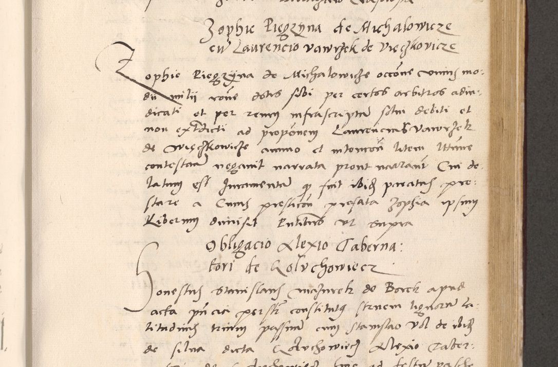 Zdjęcie nr 551 dla obiektu archiwalnego: Acta actorum, sententiarum diffinitivarum coram reverendo domino Petro Miscowski canonico et in spiritualibus vicario generali Cracoviensi ad annum Domini Mᵐᵘᵐ DXLVIᵗᵘᵐ, cuius indictio est quarta, pontificatus sanctissimi in Christo patris et domini nostri domini Pauli divina providencia pape tercii, a die tercia mensis Novembris, annus duodecimus (sic!) feliciter continuantur
