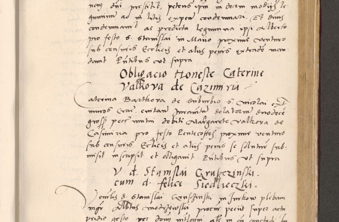 Zdjęcie nr 553 dla obiektu archiwalnego: Acta actorum, sententiarum diffinitivarum coram reverendo domino Petro Miscowski canonico et in spiritualibus vicario generali Cracoviensi ad annum Domini Mᵐᵘᵐ DXLVIᵗᵘᵐ, cuius indictio est quarta, pontificatus sanctissimi in Christo patris et domini nostri domini Pauli divina providencia pape tercii, a die tercia mensis Novembris, annus duodecimus (sic!) feliciter continuantur