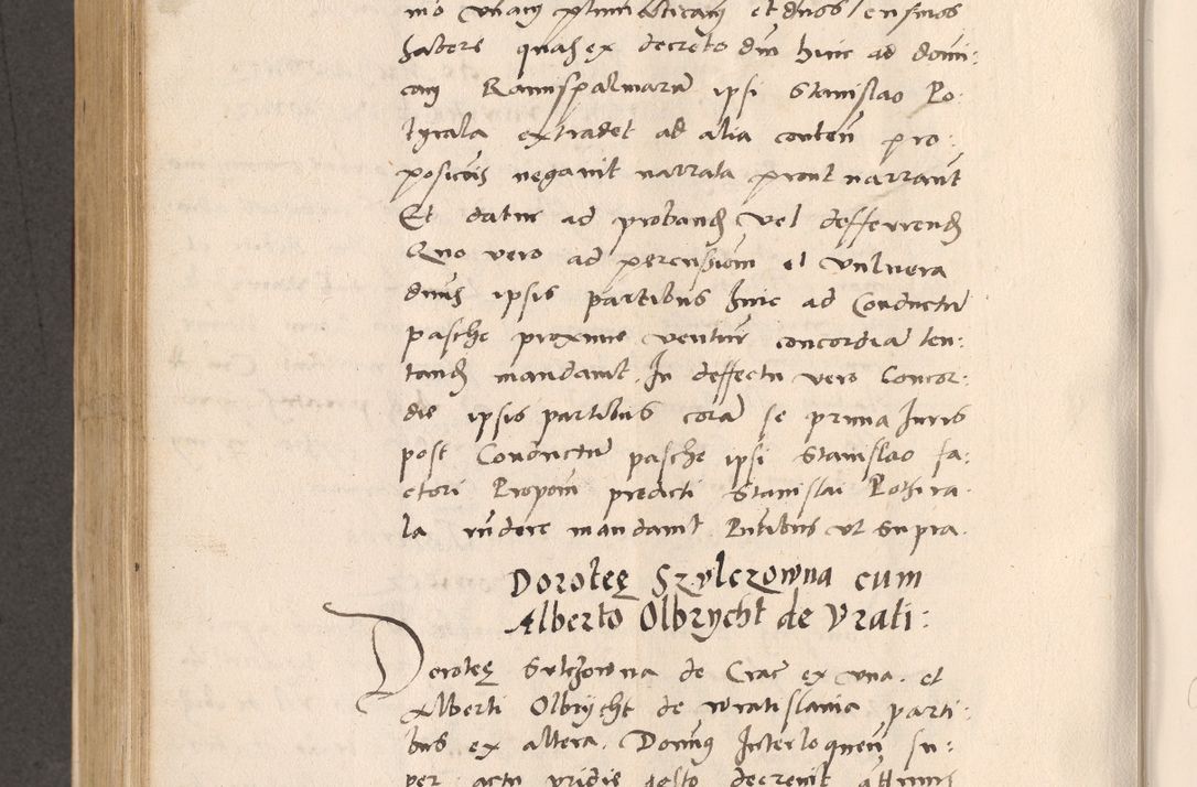 Zdjęcie nr 552 dla obiektu archiwalnego: Acta actorum, sententiarum diffinitivarum coram reverendo domino Petro Miscowski canonico et in spiritualibus vicario generali Cracoviensi ad annum Domini Mᵐᵘᵐ DXLVIᵗᵘᵐ, cuius indictio est quarta, pontificatus sanctissimi in Christo patris et domini nostri domini Pauli divina providencia pape tercii, a die tercia mensis Novembris, annus duodecimus (sic!) feliciter continuantur