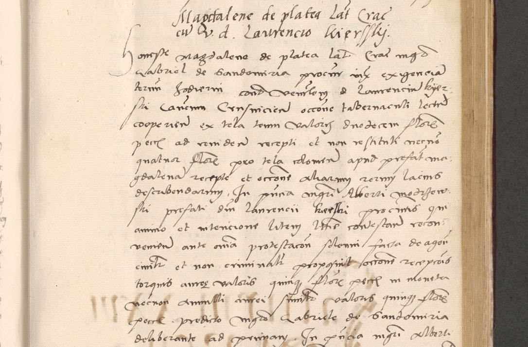 Zdjęcie nr 549 dla obiektu archiwalnego: Acta actorum, sententiarum diffinitivarum coram reverendo domino Petro Miscowski canonico et in spiritualibus vicario generali Cracoviensi ad annum Domini Mᵐᵘᵐ DXLVIᵗᵘᵐ, cuius indictio est quarta, pontificatus sanctissimi in Christo patris et domini nostri domini Pauli divina providencia pape tercii, a die tercia mensis Novembris, annus duodecimus (sic!) feliciter continuantur