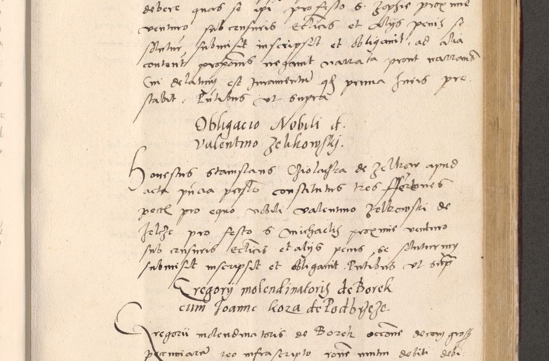 Zdjęcie nr 537 dla obiektu archiwalnego: Acta actorum, sententiarum diffinitivarum coram reverendo domino Petro Miscowski canonico et in spiritualibus vicario generali Cracoviensi ad annum Domini Mᵐᵘᵐ DXLVIᵗᵘᵐ, cuius indictio est quarta, pontificatus sanctissimi in Christo patris et domini nostri domini Pauli divina providencia pape tercii, a die tercia mensis Novembris, annus duodecimus (sic!) feliciter continuantur