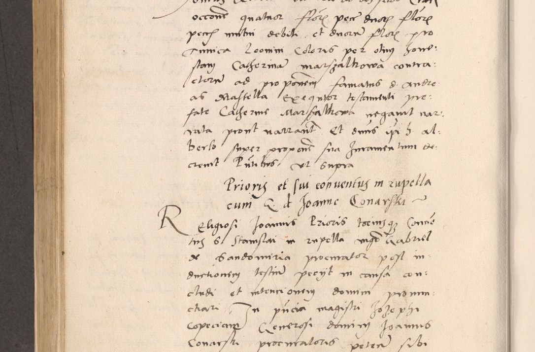 Zdjęcie nr 536 dla obiektu archiwalnego: Acta actorum, sententiarum diffinitivarum coram reverendo domino Petro Miscowski canonico et in spiritualibus vicario generali Cracoviensi ad annum Domini Mᵐᵘᵐ DXLVIᵗᵘᵐ, cuius indictio est quarta, pontificatus sanctissimi in Christo patris et domini nostri domini Pauli divina providencia pape tercii, a die tercia mensis Novembris, annus duodecimus (sic!) feliciter continuantur