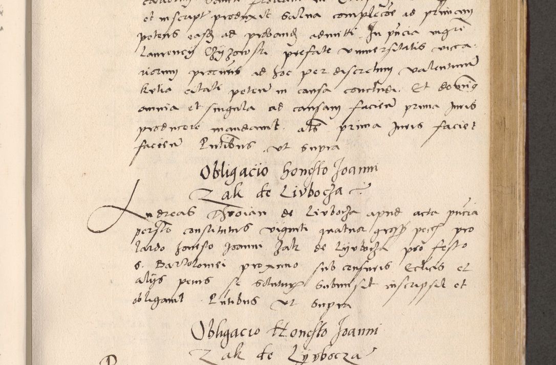 Zdjęcie nr 533 dla obiektu archiwalnego: Acta actorum, sententiarum diffinitivarum coram reverendo domino Petro Miscowski canonico et in spiritualibus vicario generali Cracoviensi ad annum Domini Mᵐᵘᵐ DXLVIᵗᵘᵐ, cuius indictio est quarta, pontificatus sanctissimi in Christo patris et domini nostri domini Pauli divina providencia pape tercii, a die tercia mensis Novembris, annus duodecimus (sic!) feliciter continuantur