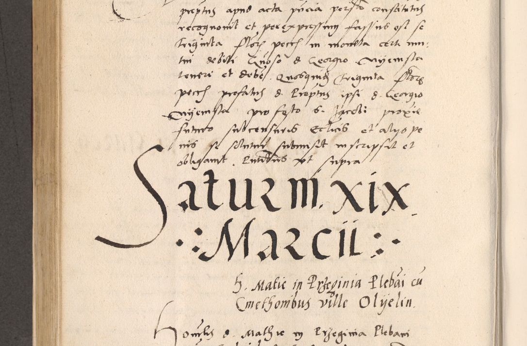 Zdjęcie nr 528 dla obiektu archiwalnego: Acta actorum, sententiarum diffinitivarum coram reverendo domino Petro Miscowski canonico et in spiritualibus vicario generali Cracoviensi ad annum Domini Mᵐᵘᵐ DXLVIᵗᵘᵐ, cuius indictio est quarta, pontificatus sanctissimi in Christo patris et domini nostri domini Pauli divina providencia pape tercii, a die tercia mensis Novembris, annus duodecimus (sic!) feliciter continuantur