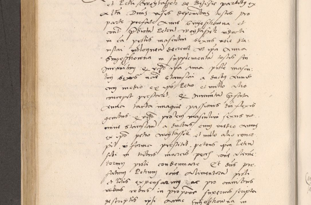 Zdjęcie nr 520 dla obiektu archiwalnego: Acta actorum, sententiarum diffinitivarum coram reverendo domino Petro Miscowski canonico et in spiritualibus vicario generali Cracoviensi ad annum Domini Mᵐᵘᵐ DXLVIᵗᵘᵐ, cuius indictio est quarta, pontificatus sanctissimi in Christo patris et domini nostri domini Pauli divina providencia pape tercii, a die tercia mensis Novembris, annus duodecimus (sic!) feliciter continuantur