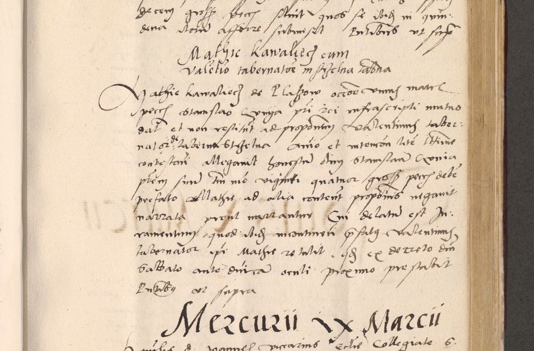 Zdjęcie nr 511 dla obiektu archiwalnego: Acta actorum, sententiarum diffinitivarum coram reverendo domino Petro Miscowski canonico et in spiritualibus vicario generali Cracoviensi ad annum Domini Mᵐᵘᵐ DXLVIᵗᵘᵐ, cuius indictio est quarta, pontificatus sanctissimi in Christo patris et domini nostri domini Pauli divina providencia pape tercii, a die tercia mensis Novembris, annus duodecimus (sic!) feliciter continuantur