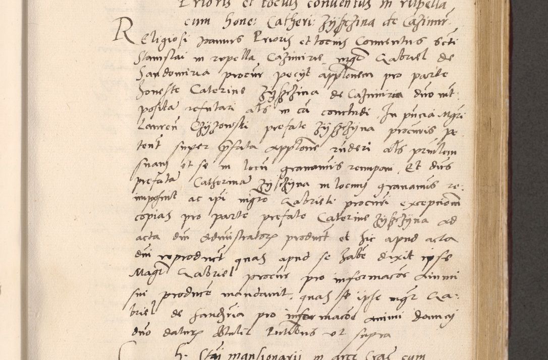 Zdjęcie nr 509 dla obiektu archiwalnego: Acta actorum, sententiarum diffinitivarum coram reverendo domino Petro Miscowski canonico et in spiritualibus vicario generali Cracoviensi ad annum Domini Mᵐᵘᵐ DXLVIᵗᵘᵐ, cuius indictio est quarta, pontificatus sanctissimi in Christo patris et domini nostri domini Pauli divina providencia pape tercii, a die tercia mensis Novembris, annus duodecimus (sic!) feliciter continuantur