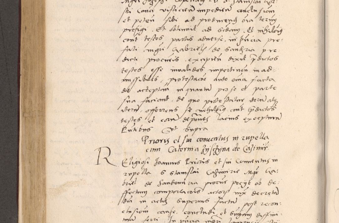 Zdjęcie nr 506 dla obiektu archiwalnego: Acta actorum, sententiarum diffinitivarum coram reverendo domino Petro Miscowski canonico et in spiritualibus vicario generali Cracoviensi ad annum Domini Mᵐᵘᵐ DXLVIᵗᵘᵐ, cuius indictio est quarta, pontificatus sanctissimi in Christo patris et domini nostri domini Pauli divina providencia pape tercii, a die tercia mensis Novembris, annus duodecimus (sic!) feliciter continuantur