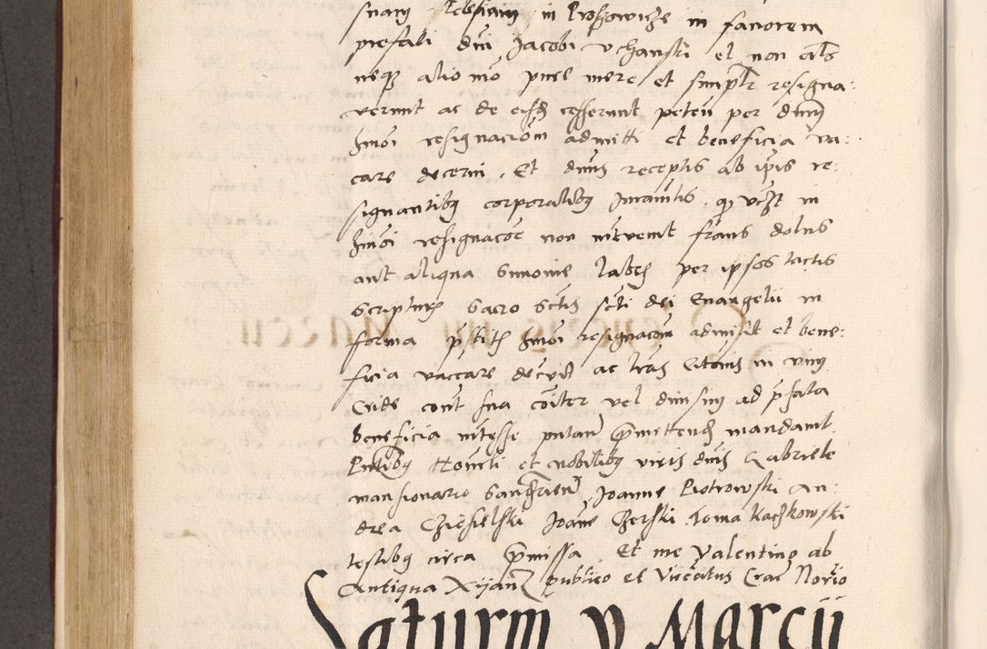 Zdjęcie nr 502 dla obiektu archiwalnego: Acta actorum, sententiarum diffinitivarum coram reverendo domino Petro Miscowski canonico et in spiritualibus vicario generali Cracoviensi ad annum Domini Mᵐᵘᵐ DXLVIᵗᵘᵐ, cuius indictio est quarta, pontificatus sanctissimi in Christo patris et domini nostri domini Pauli divina providencia pape tercii, a die tercia mensis Novembris, annus duodecimus (sic!) feliciter continuantur