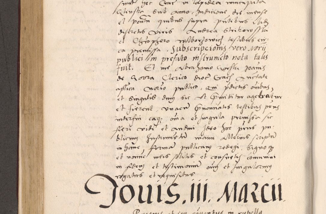 Zdjęcie nr 498 dla obiektu archiwalnego: Acta actorum, sententiarum diffinitivarum coram reverendo domino Petro Miscowski canonico et in spiritualibus vicario generali Cracoviensi ad annum Domini Mᵐᵘᵐ DXLVIᵗᵘᵐ, cuius indictio est quarta, pontificatus sanctissimi in Christo patris et domini nostri domini Pauli divina providencia pape tercii, a die tercia mensis Novembris, annus duodecimus (sic!) feliciter continuantur
