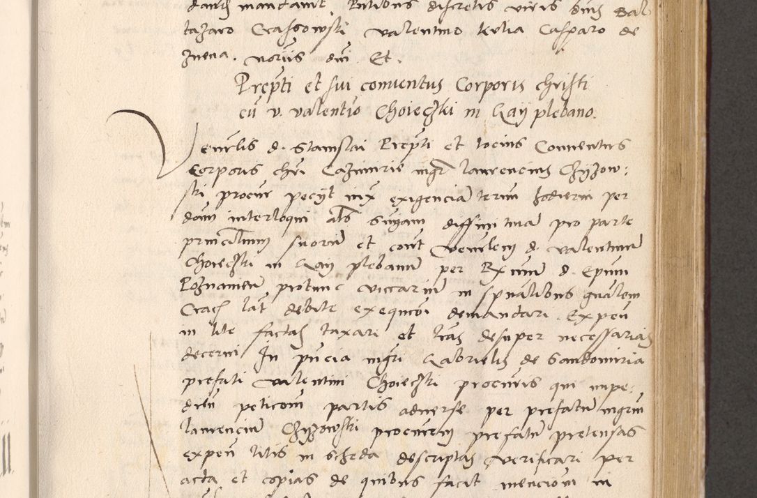 Zdjęcie nr 499 dla obiektu archiwalnego: Acta actorum, sententiarum diffinitivarum coram reverendo domino Petro Miscowski canonico et in spiritualibus vicario generali Cracoviensi ad annum Domini Mᵐᵘᵐ DXLVIᵗᵘᵐ, cuius indictio est quarta, pontificatus sanctissimi in Christo patris et domini nostri domini Pauli divina providencia pape tercii, a die tercia mensis Novembris, annus duodecimus (sic!) feliciter continuantur