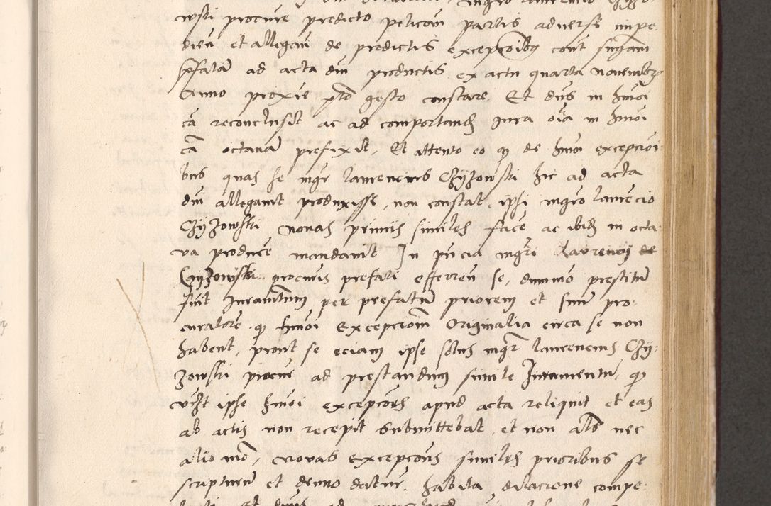 Zdjęcie nr 487 dla obiektu archiwalnego: Acta actorum, sententiarum diffinitivarum coram reverendo domino Petro Miscowski canonico et in spiritualibus vicario generali Cracoviensi ad annum Domini Mᵐᵘᵐ DXLVIᵗᵘᵐ, cuius indictio est quarta, pontificatus sanctissimi in Christo patris et domini nostri domini Pauli divina providencia pape tercii, a die tercia mensis Novembris, annus duodecimus (sic!) feliciter continuantur