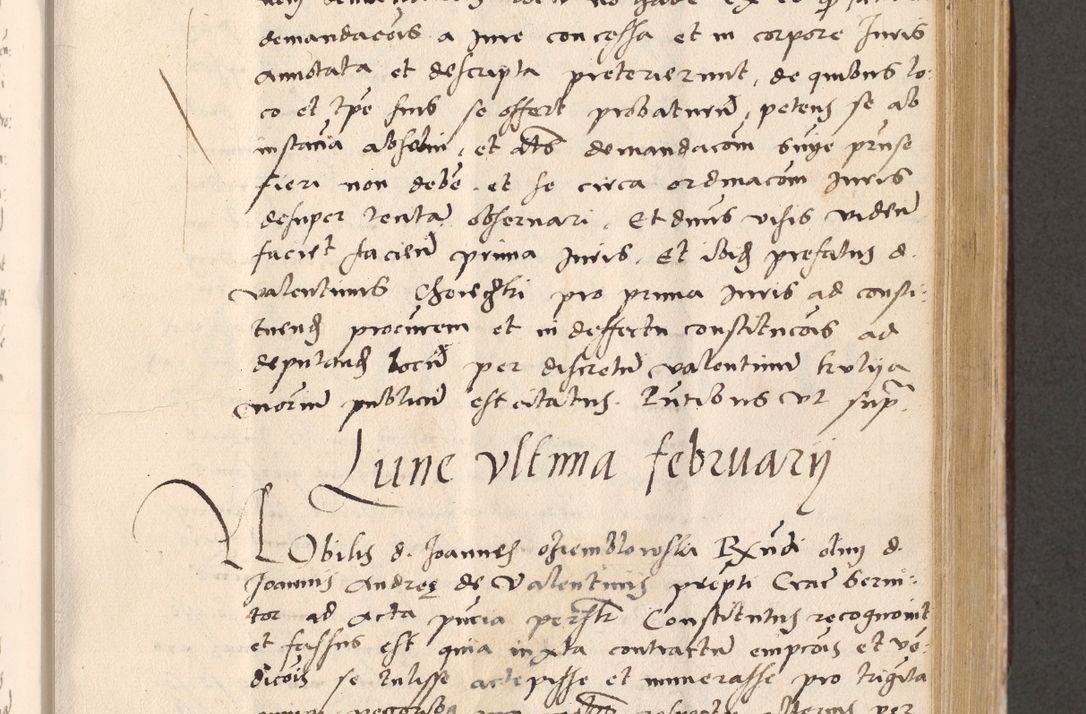 Zdjęcie nr 489 dla obiektu archiwalnego: Acta actorum, sententiarum diffinitivarum coram reverendo domino Petro Miscowski canonico et in spiritualibus vicario generali Cracoviensi ad annum Domini Mᵐᵘᵐ DXLVIᵗᵘᵐ, cuius indictio est quarta, pontificatus sanctissimi in Christo patris et domini nostri domini Pauli divina providencia pape tercii, a die tercia mensis Novembris, annus duodecimus (sic!) feliciter continuantur