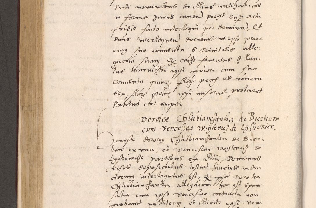 Zdjęcie nr 476 dla obiektu archiwalnego: Acta actorum, sententiarum diffinitivarum coram reverendo domino Petro Miscowski canonico et in spiritualibus vicario generali Cracoviensi ad annum Domini Mᵐᵘᵐ DXLVIᵗᵘᵐ, cuius indictio est quarta, pontificatus sanctissimi in Christo patris et domini nostri domini Pauli divina providencia pape tercii, a die tercia mensis Novembris, annus duodecimus (sic!) feliciter continuantur
