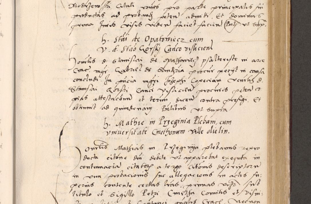 Zdjęcie nr 475 dla obiektu archiwalnego: Acta actorum, sententiarum diffinitivarum coram reverendo domino Petro Miscowski canonico et in spiritualibus vicario generali Cracoviensi ad annum Domini Mᵐᵘᵐ DXLVIᵗᵘᵐ, cuius indictio est quarta, pontificatus sanctissimi in Christo patris et domini nostri domini Pauli divina providencia pape tercii, a die tercia mensis Novembris, annus duodecimus (sic!) feliciter continuantur