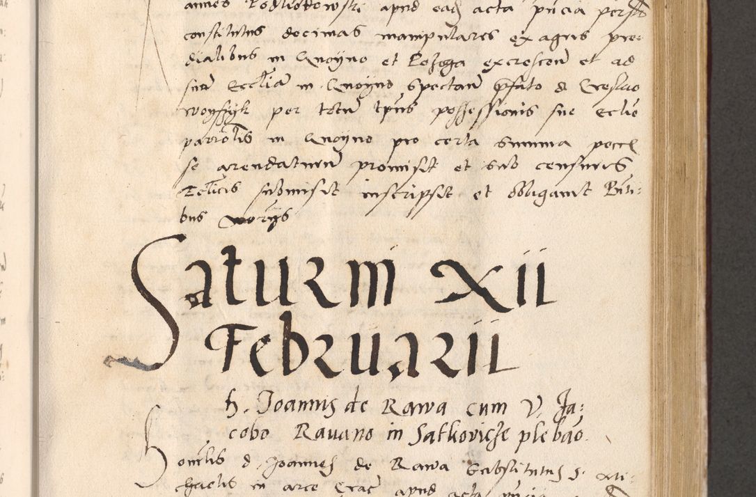 Zdjęcie nr 467 dla obiektu archiwalnego: Acta actorum, sententiarum diffinitivarum coram reverendo domino Petro Miscowski canonico et in spiritualibus vicario generali Cracoviensi ad annum Domini Mᵐᵘᵐ DXLVIᵗᵘᵐ, cuius indictio est quarta, pontificatus sanctissimi in Christo patris et domini nostri domini Pauli divina providencia pape tercii, a die tercia mensis Novembris, annus duodecimus (sic!) feliciter continuantur