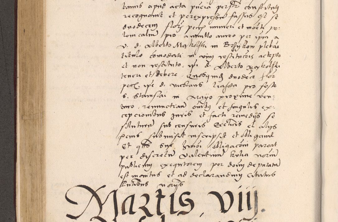 Zdjęcie nr 456 dla obiektu archiwalnego: Acta actorum, sententiarum diffinitivarum coram reverendo domino Petro Miscowski canonico et in spiritualibus vicario generali Cracoviensi ad annum Domini Mᵐᵘᵐ DXLVIᵗᵘᵐ, cuius indictio est quarta, pontificatus sanctissimi in Christo patris et domini nostri domini Pauli divina providencia pape tercii, a die tercia mensis Novembris, annus duodecimus (sic!) feliciter continuantur