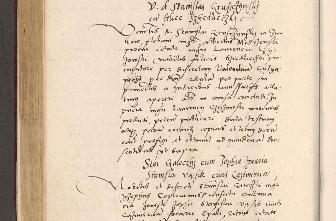 Zdjęcie nr 454 dla obiektu archiwalnego: Acta actorum, sententiarum diffinitivarum coram reverendo domino Petro Miscowski canonico et in spiritualibus vicario generali Cracoviensi ad annum Domini Mᵐᵘᵐ DXLVIᵗᵘᵐ, cuius indictio est quarta, pontificatus sanctissimi in Christo patris et domini nostri domini Pauli divina providencia pape tercii, a die tercia mensis Novembris, annus duodecimus (sic!) feliciter continuantur