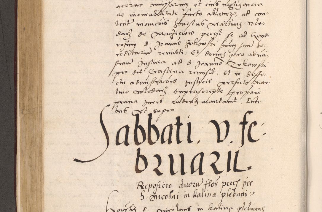 Zdjęcie nr 452 dla obiektu archiwalnego: Acta actorum, sententiarum diffinitivarum coram reverendo domino Petro Miscowski canonico et in spiritualibus vicario generali Cracoviensi ad annum Domini Mᵐᵘᵐ DXLVIᵗᵘᵐ, cuius indictio est quarta, pontificatus sanctissimi in Christo patris et domini nostri domini Pauli divina providencia pape tercii, a die tercia mensis Novembris, annus duodecimus (sic!) feliciter continuantur