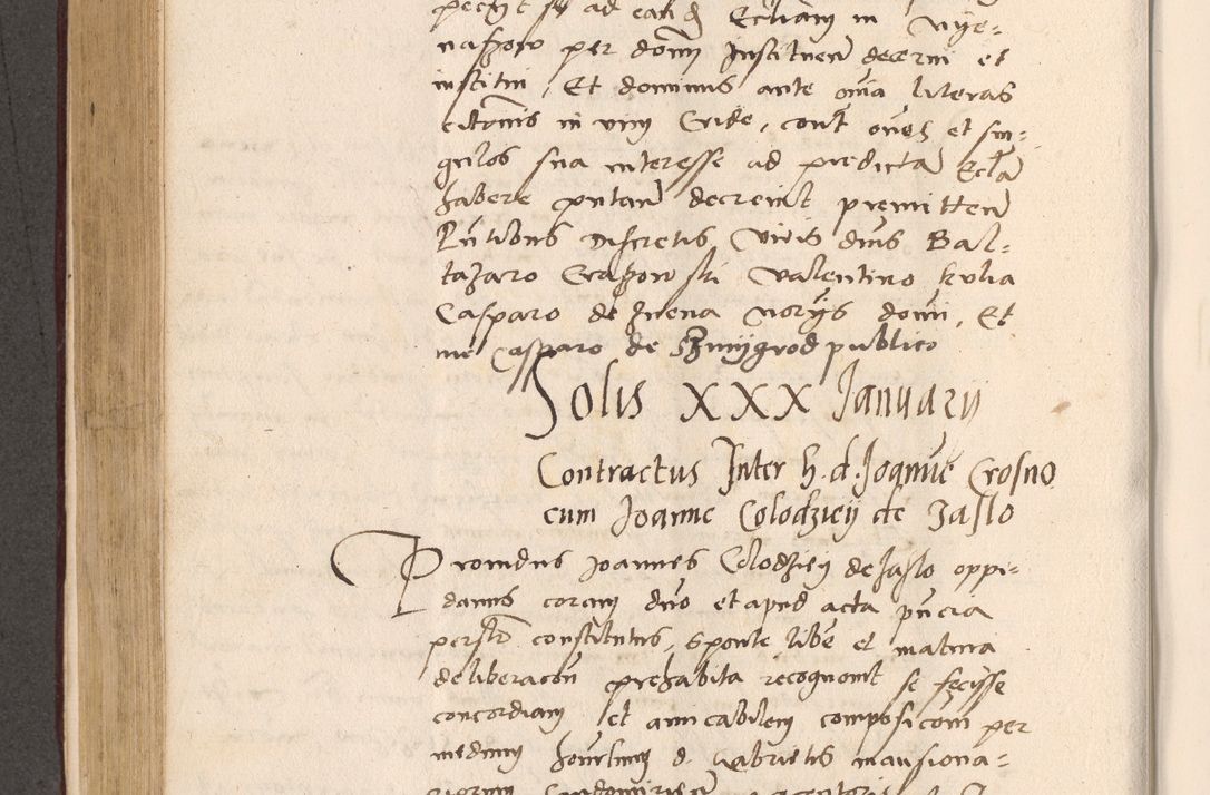 Zdjęcie nr 446 dla obiektu archiwalnego: Acta actorum, sententiarum diffinitivarum coram reverendo domino Petro Miscowski canonico et in spiritualibus vicario generali Cracoviensi ad annum Domini Mᵐᵘᵐ DXLVIᵗᵘᵐ, cuius indictio est quarta, pontificatus sanctissimi in Christo patris et domini nostri domini Pauli divina providencia pape tercii, a die tercia mensis Novembris, annus duodecimus (sic!) feliciter continuantur