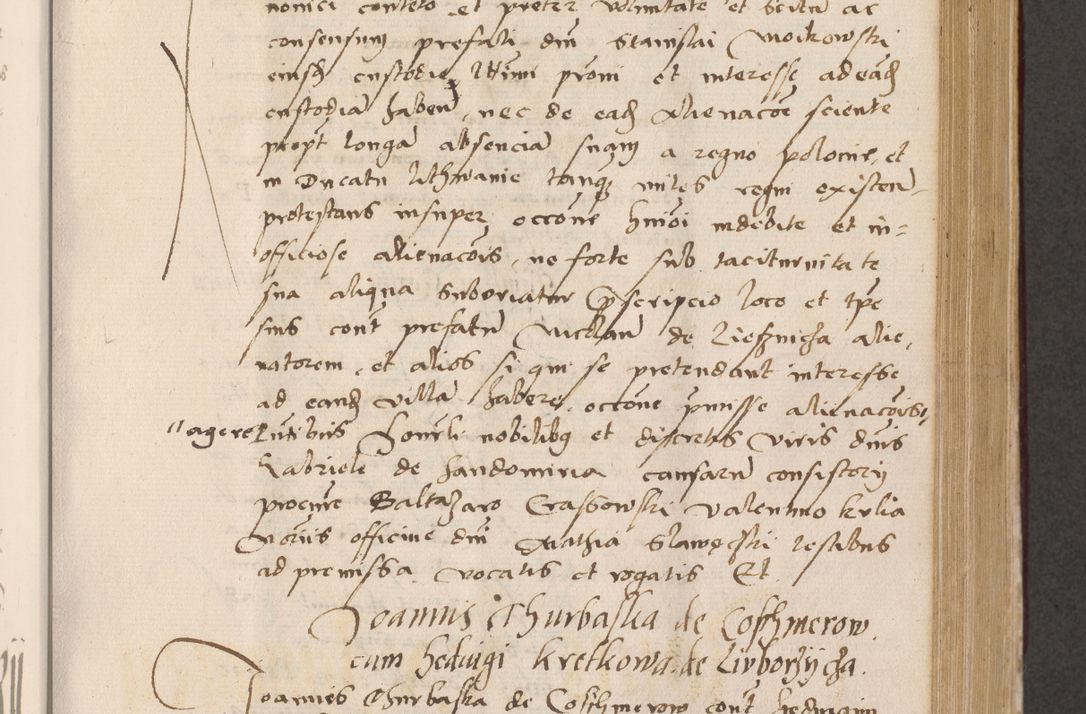 Zdjęcie nr 431 dla obiektu archiwalnego: Acta actorum, sententiarum diffinitivarum coram reverendo domino Petro Miscowski canonico et in spiritualibus vicario generali Cracoviensi ad annum Domini Mᵐᵘᵐ DXLVIᵗᵘᵐ, cuius indictio est quarta, pontificatus sanctissimi in Christo patris et domini nostri domini Pauli divina providencia pape tercii, a die tercia mensis Novembris, annus duodecimus (sic!) feliciter continuantur