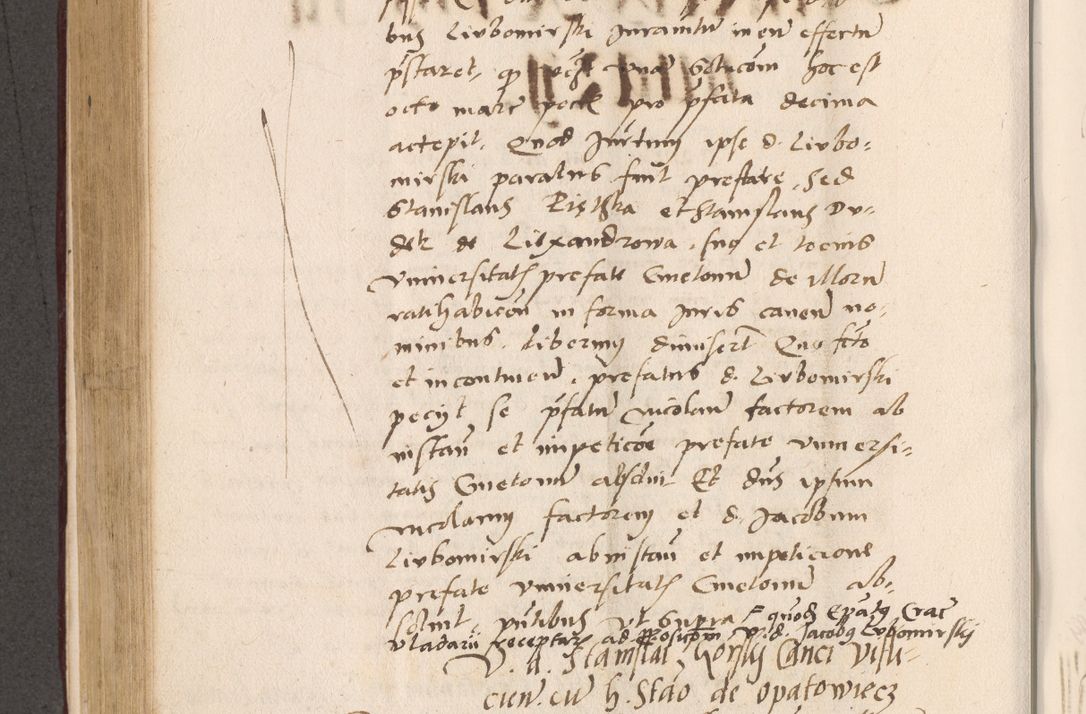 Zdjęcie nr 428 dla obiektu archiwalnego: Acta actorum, sententiarum diffinitivarum coram reverendo domino Petro Miscowski canonico et in spiritualibus vicario generali Cracoviensi ad annum Domini Mᵐᵘᵐ DXLVIᵗᵘᵐ, cuius indictio est quarta, pontificatus sanctissimi in Christo patris et domini nostri domini Pauli divina providencia pape tercii, a die tercia mensis Novembris, annus duodecimus (sic!) feliciter continuantur