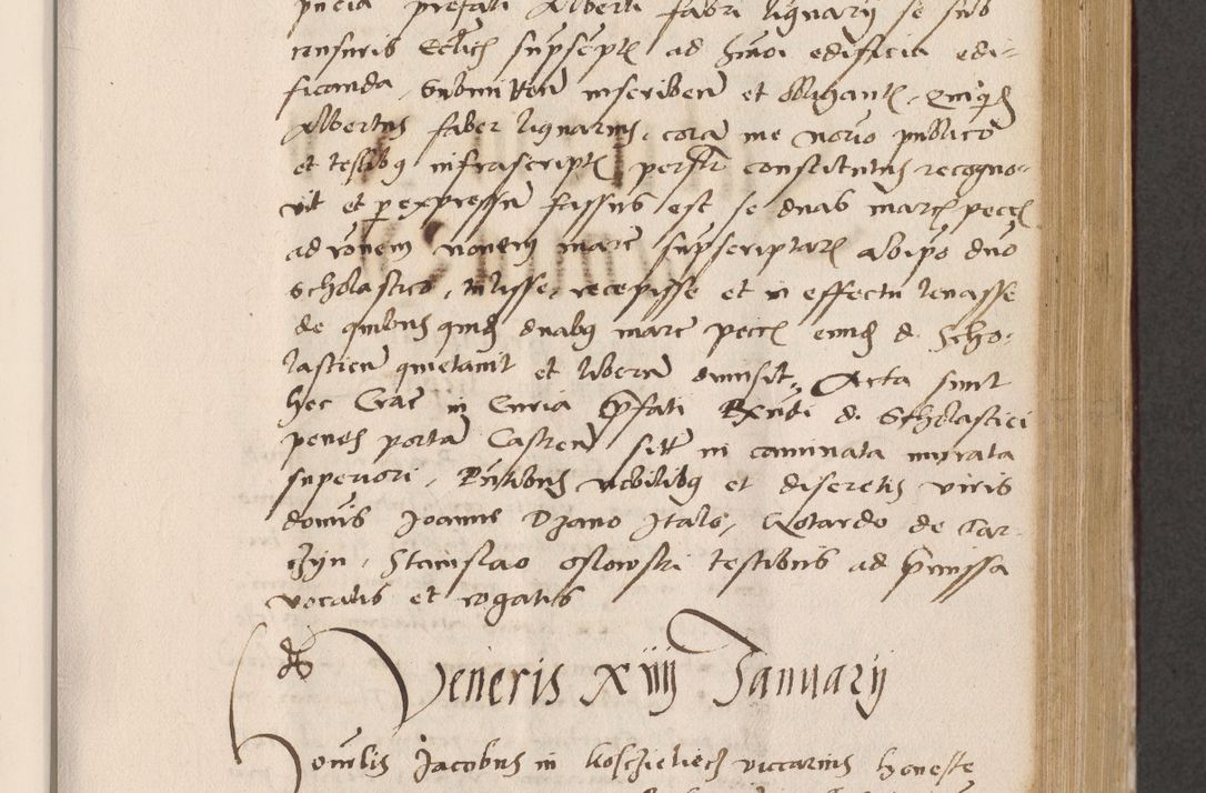 Zdjęcie nr 421 dla obiektu archiwalnego: Acta actorum, sententiarum diffinitivarum coram reverendo domino Petro Miscowski canonico et in spiritualibus vicario generali Cracoviensi ad annum Domini Mᵐᵘᵐ DXLVIᵗᵘᵐ, cuius indictio est quarta, pontificatus sanctissimi in Christo patris et domini nostri domini Pauli divina providencia pape tercii, a die tercia mensis Novembris, annus duodecimus (sic!) feliciter continuantur