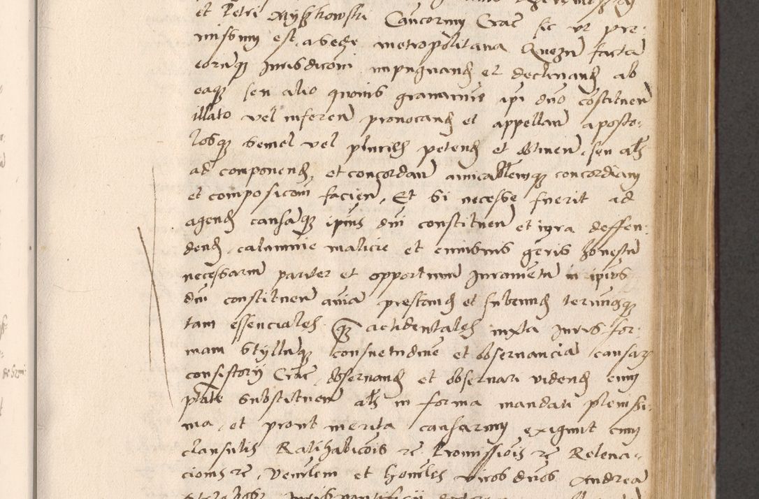 Zdjęcie nr 419 dla obiektu archiwalnego: Acta actorum, sententiarum diffinitivarum coram reverendo domino Petro Miscowski canonico et in spiritualibus vicario generali Cracoviensi ad annum Domini Mᵐᵘᵐ DXLVIᵗᵘᵐ, cuius indictio est quarta, pontificatus sanctissimi in Christo patris et domini nostri domini Pauli divina providencia pape tercii, a die tercia mensis Novembris, annus duodecimus (sic!) feliciter continuantur