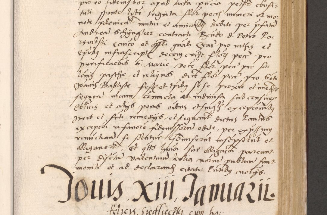 Zdjęcie nr 413 dla obiektu archiwalnego: Acta actorum, sententiarum diffinitivarum coram reverendo domino Petro Miscowski canonico et in spiritualibus vicario generali Cracoviensi ad annum Domini Mᵐᵘᵐ DXLVIᵗᵘᵐ, cuius indictio est quarta, pontificatus sanctissimi in Christo patris et domini nostri domini Pauli divina providencia pape tercii, a die tercia mensis Novembris, annus duodecimus (sic!) feliciter continuantur