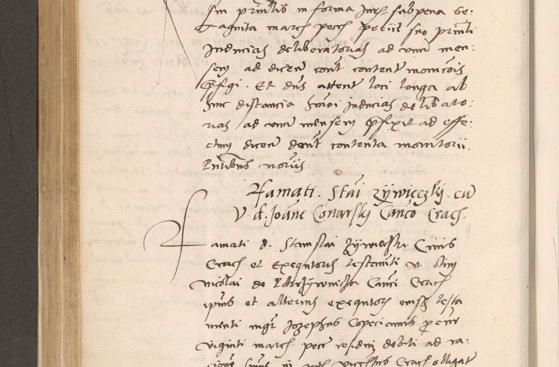 Zdjęcie nr 612 dla obiektu archiwalnego: Acta actorum, sententiarum diffinitivarum coram reverendo domino Petro Miscowski canonico et in spiritualibus vicario generali Cracoviensi ad annum Domini Mᵐᵘᵐ DXLVIᵗᵘᵐ, cuius indictio est quarta, pontificatus sanctissimi in Christo patris et domini nostri domini Pauli divina providencia pape tercii, a die tercia mensis Novembris, annus duodecimus (sic!) feliciter continuantur