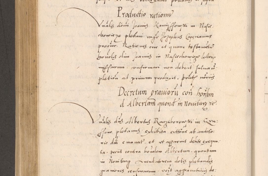 Zdjęcie nr 806 dla obiektu archiwalnego: Acta actorum, sententiarum diffinitivarum coram reverendo domino Petro Miscowski canonico et in spiritualibus vicario generali Cracoviensi ad annum Domini Mᵐᵘᵐ DXLVIᵗᵘᵐ, cuius indictio est quarta, pontificatus sanctissimi in Christo patris et domini nostri domini Pauli divina providencia pape tercii, a die tercia mensis Novembris, annus duodecimus (sic!) feliciter continuantur
