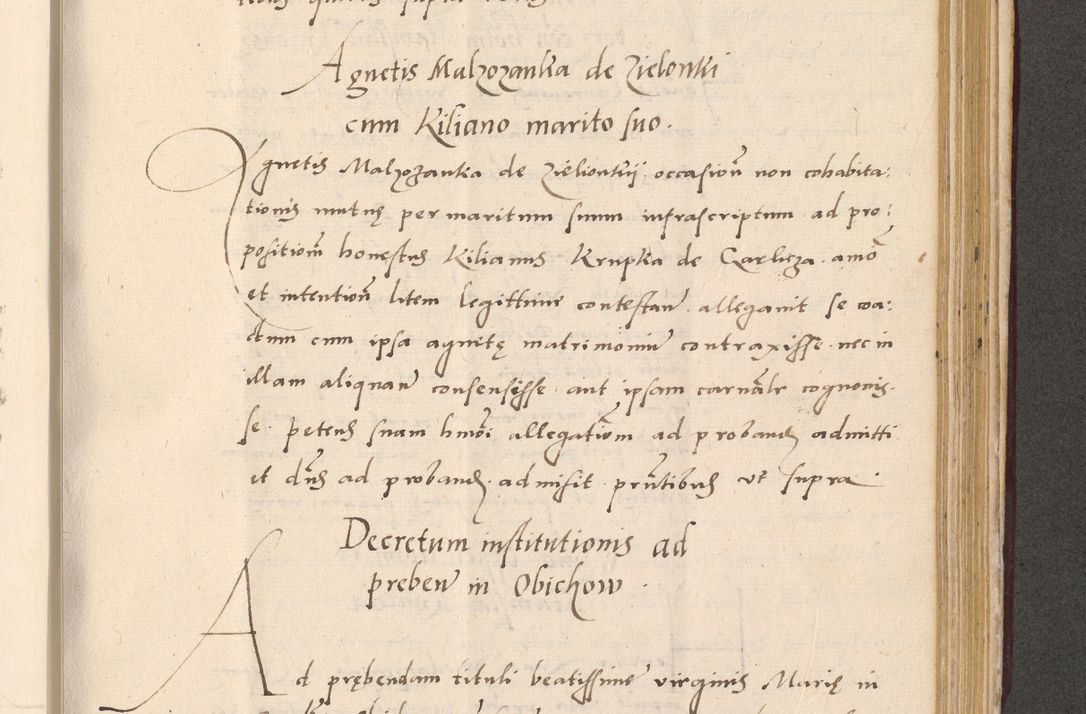 Zdjęcie nr 801 dla obiektu archiwalnego: Acta actorum, sententiarum diffinitivarum coram reverendo domino Petro Miscowski canonico et in spiritualibus vicario generali Cracoviensi ad annum Domini Mᵐᵘᵐ DXLVIᵗᵘᵐ, cuius indictio est quarta, pontificatus sanctissimi in Christo patris et domini nostri domini Pauli divina providencia pape tercii, a die tercia mensis Novembris, annus duodecimus (sic!) feliciter continuantur