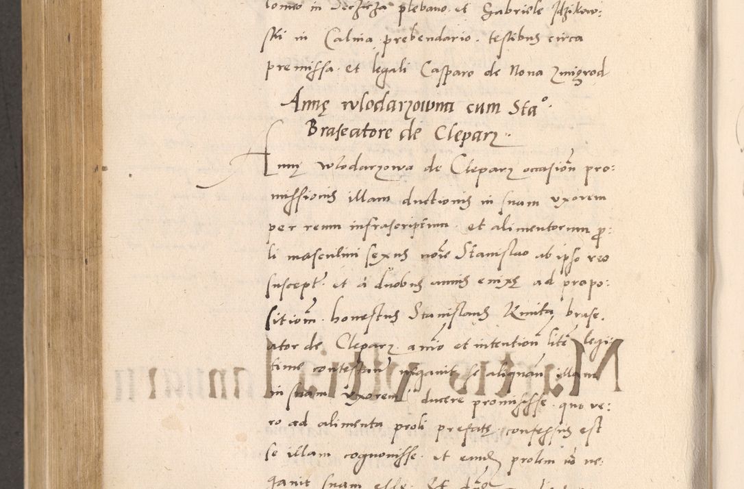 Zdjęcie nr 796 dla obiektu archiwalnego: Acta actorum, sententiarum diffinitivarum coram reverendo domino Petro Miscowski canonico et in spiritualibus vicario generali Cracoviensi ad annum Domini Mᵐᵘᵐ DXLVIᵗᵘᵐ, cuius indictio est quarta, pontificatus sanctissimi in Christo patris et domini nostri domini Pauli divina providencia pape tercii, a die tercia mensis Novembris, annus duodecimus (sic!) feliciter continuantur
