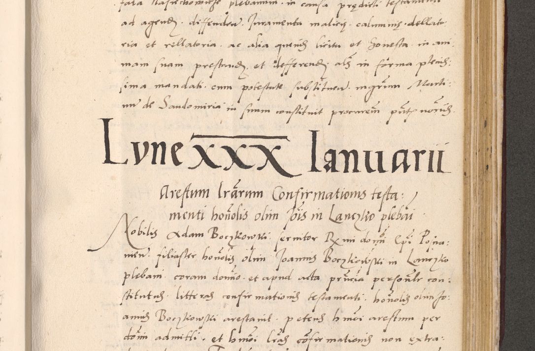 Zdjęcie nr 793 dla obiektu archiwalnego: Acta actorum, sententiarum diffinitivarum coram reverendo domino Petro Miscowski canonico et in spiritualibus vicario generali Cracoviensi ad annum Domini Mᵐᵘᵐ DXLVIᵗᵘᵐ, cuius indictio est quarta, pontificatus sanctissimi in Christo patris et domini nostri domini Pauli divina providencia pape tercii, a die tercia mensis Novembris, annus duodecimus (sic!) feliciter continuantur