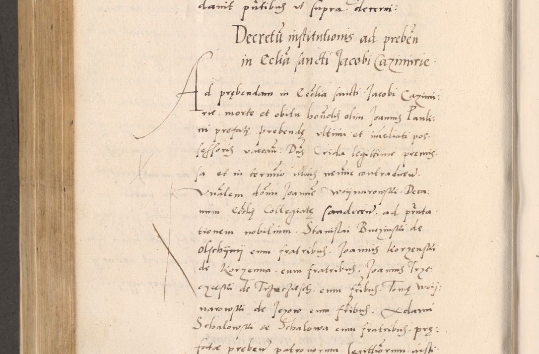 Zdjęcie nr 792 dla obiektu archiwalnego: Acta actorum, sententiarum diffinitivarum coram reverendo domino Petro Miscowski canonico et in spiritualibus vicario generali Cracoviensi ad annum Domini Mᵐᵘᵐ DXLVIᵗᵘᵐ, cuius indictio est quarta, pontificatus sanctissimi in Christo patris et domini nostri domini Pauli divina providencia pape tercii, a die tercia mensis Novembris, annus duodecimus (sic!) feliciter continuantur