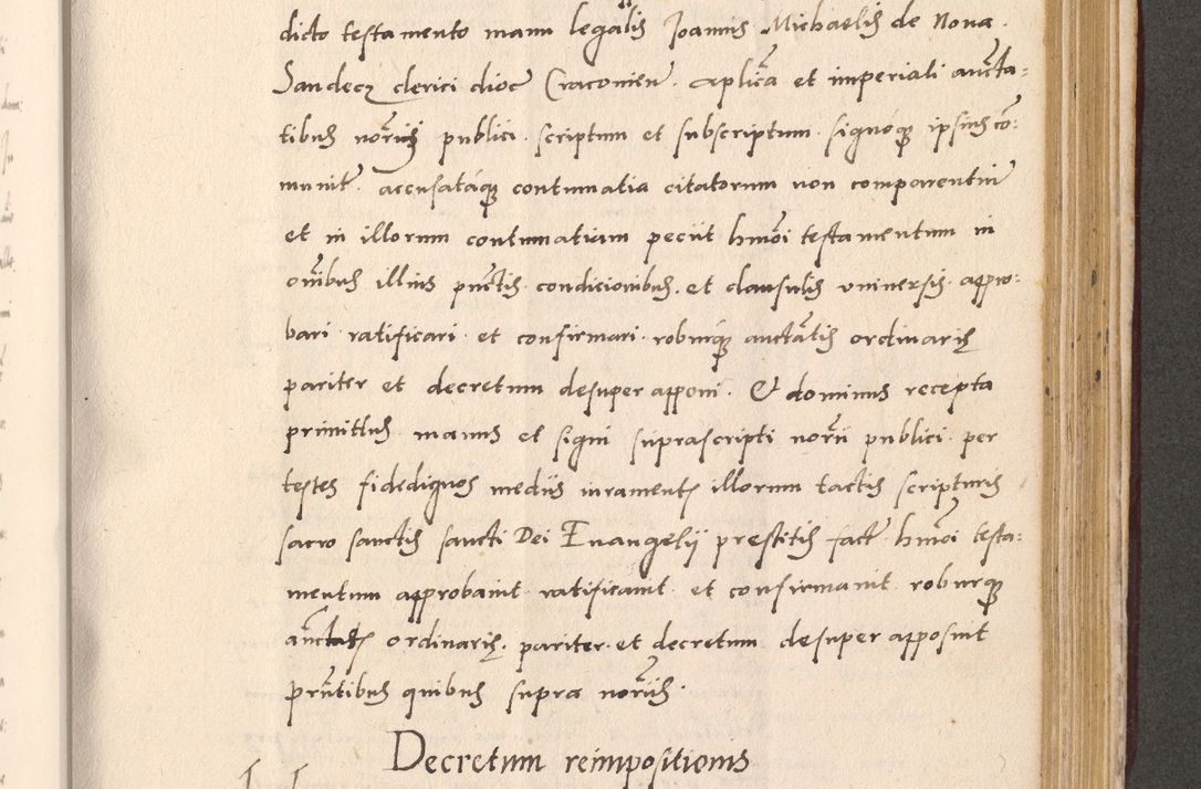 Zdjęcie nr 791 dla obiektu archiwalnego: Acta actorum, sententiarum diffinitivarum coram reverendo domino Petro Miscowski canonico et in spiritualibus vicario generali Cracoviensi ad annum Domini Mᵐᵘᵐ DXLVIᵗᵘᵐ, cuius indictio est quarta, pontificatus sanctissimi in Christo patris et domini nostri domini Pauli divina providencia pape tercii, a die tercia mensis Novembris, annus duodecimus (sic!) feliciter continuantur