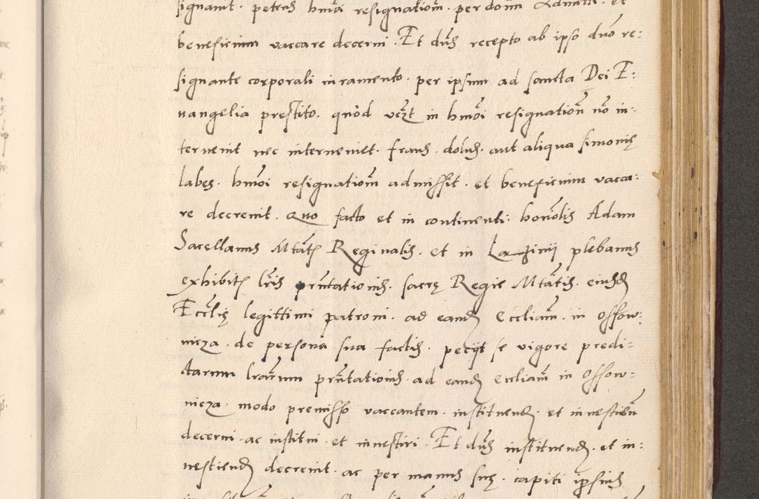 Zdjęcie nr 789 dla obiektu archiwalnego: Acta actorum, sententiarum diffinitivarum coram reverendo domino Petro Miscowski canonico et in spiritualibus vicario generali Cracoviensi ad annum Domini Mᵐᵘᵐ DXLVIᵗᵘᵐ, cuius indictio est quarta, pontificatus sanctissimi in Christo patris et domini nostri domini Pauli divina providencia pape tercii, a die tercia mensis Novembris, annus duodecimus (sic!) feliciter continuantur