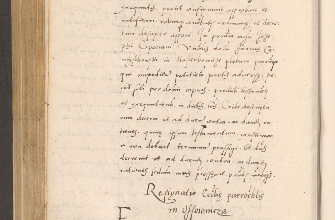 Zdjęcie nr 788 dla obiektu archiwalnego: Acta actorum, sententiarum diffinitivarum coram reverendo domino Petro Miscowski canonico et in spiritualibus vicario generali Cracoviensi ad annum Domini Mᵐᵘᵐ DXLVIᵗᵘᵐ, cuius indictio est quarta, pontificatus sanctissimi in Christo patris et domini nostri domini Pauli divina providencia pape tercii, a die tercia mensis Novembris, annus duodecimus (sic!) feliciter continuantur