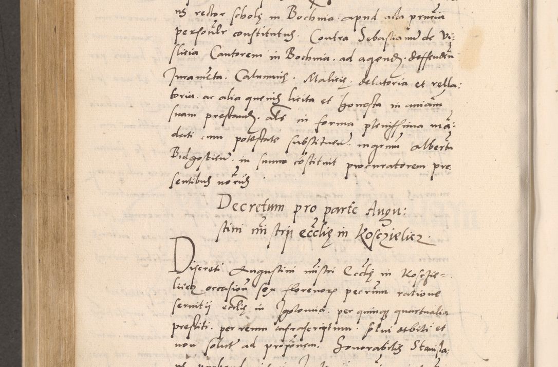 Zdjęcie nr 776 dla obiektu archiwalnego: Acta actorum, sententiarum diffinitivarum coram reverendo domino Petro Miscowski canonico et in spiritualibus vicario generali Cracoviensi ad annum Domini Mᵐᵘᵐ DXLVIᵗᵘᵐ, cuius indictio est quarta, pontificatus sanctissimi in Christo patris et domini nostri domini Pauli divina providencia pape tercii, a die tercia mensis Novembris, annus duodecimus (sic!) feliciter continuantur
