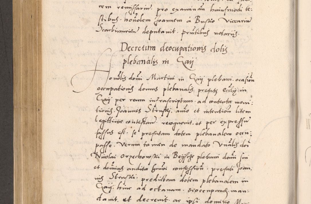 Zdjęcie nr 772 dla obiektu archiwalnego: Acta actorum, sententiarum diffinitivarum coram reverendo domino Petro Miscowski canonico et in spiritualibus vicario generali Cracoviensi ad annum Domini Mᵐᵘᵐ DXLVIᵗᵘᵐ, cuius indictio est quarta, pontificatus sanctissimi in Christo patris et domini nostri domini Pauli divina providencia pape tercii, a die tercia mensis Novembris, annus duodecimus (sic!) feliciter continuantur