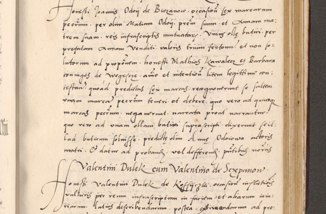 Zdjęcie nr 775 dla obiektu archiwalnego: Acta actorum, sententiarum diffinitivarum coram reverendo domino Petro Miscowski canonico et in spiritualibus vicario generali Cracoviensi ad annum Domini Mᵐᵘᵐ DXLVIᵗᵘᵐ, cuius indictio est quarta, pontificatus sanctissimi in Christo patris et domini nostri domini Pauli divina providencia pape tercii, a die tercia mensis Novembris, annus duodecimus (sic!) feliciter continuantur