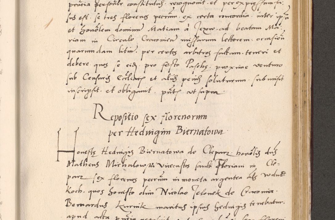 Zdjęcie nr 761 dla obiektu archiwalnego: Acta actorum, sententiarum diffinitivarum coram reverendo domino Petro Miscowski canonico et in spiritualibus vicario generali Cracoviensi ad annum Domini Mᵐᵘᵐ DXLVIᵗᵘᵐ, cuius indictio est quarta, pontificatus sanctissimi in Christo patris et domini nostri domini Pauli divina providencia pape tercii, a die tercia mensis Novembris, annus duodecimus (sic!) feliciter continuantur