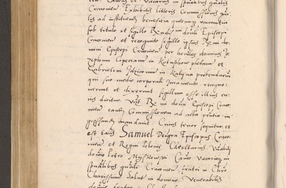 Zdjęcie nr 762 dla obiektu archiwalnego: Acta actorum, sententiarum diffinitivarum coram reverendo domino Petro Miscowski canonico et in spiritualibus vicario generali Cracoviensi ad annum Domini Mᵐᵘᵐ DXLVIᵗᵘᵐ, cuius indictio est quarta, pontificatus sanctissimi in Christo patris et domini nostri domini Pauli divina providencia pape tercii, a die tercia mensis Novembris, annus duodecimus (sic!) feliciter continuantur