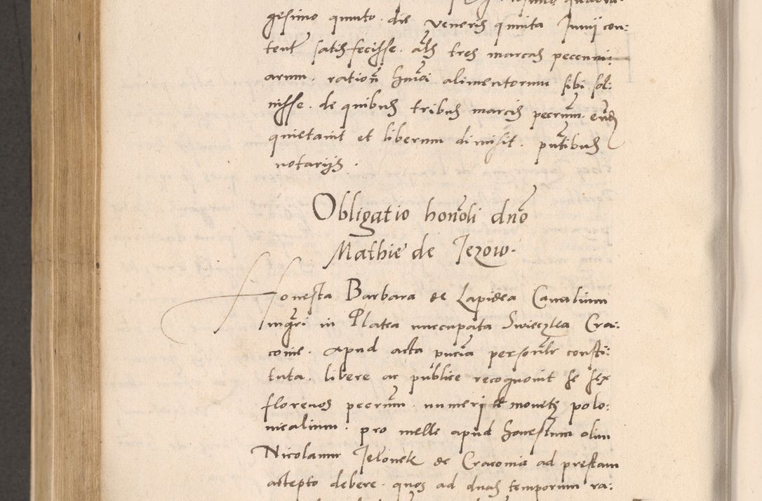 Zdjęcie nr 758 dla obiektu archiwalnego: Acta actorum, sententiarum diffinitivarum coram reverendo domino Petro Miscowski canonico et in spiritualibus vicario generali Cracoviensi ad annum Domini Mᵐᵘᵐ DXLVIᵗᵘᵐ, cuius indictio est quarta, pontificatus sanctissimi in Christo patris et domini nostri domini Pauli divina providencia pape tercii, a die tercia mensis Novembris, annus duodecimus (sic!) feliciter continuantur
